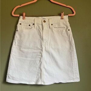 White J crew Denim Skirt